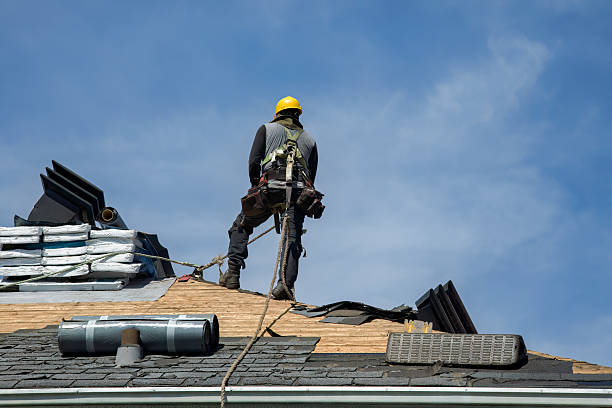 Professional Roof Replacement technician working in Chinook, WA